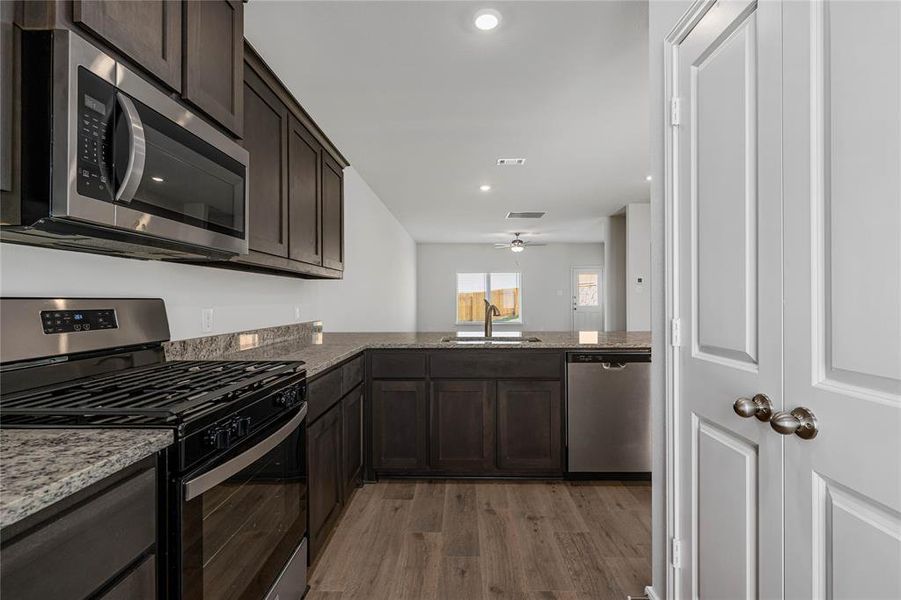 Furnished interior view inside a new home in Vista West, Fort Worth (Image 3).