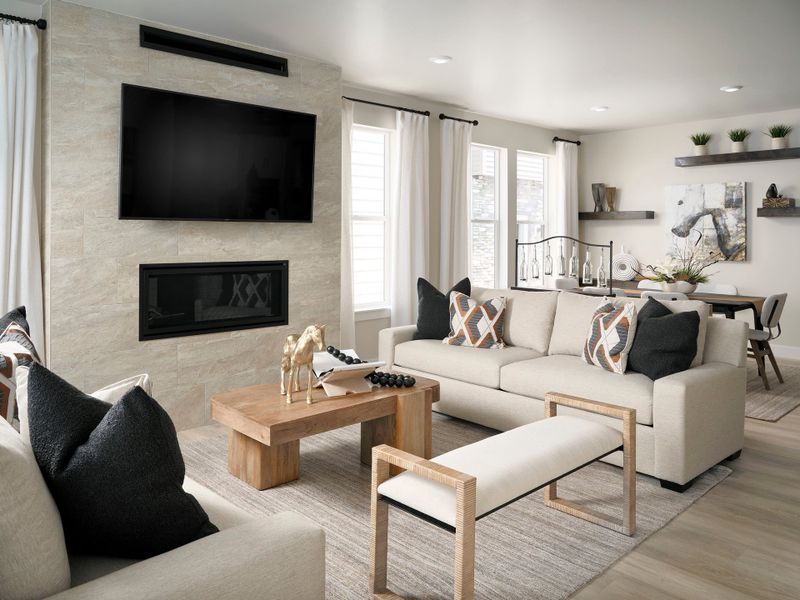 Representative furnished interior of a home built from the 2 by Trumark Homes in Trumark Homes at Sterling Ranch, Littleton (Image 14).