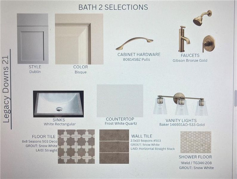 Sample of building materials used in homes in Legacy Downs, Canton (Image 20).