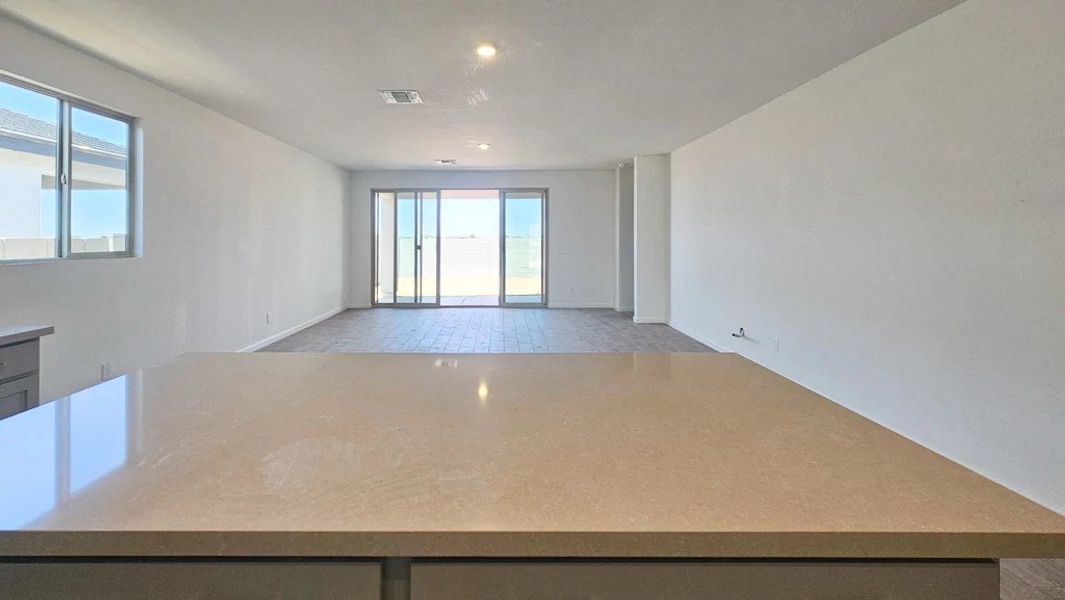 Kitchen and great room