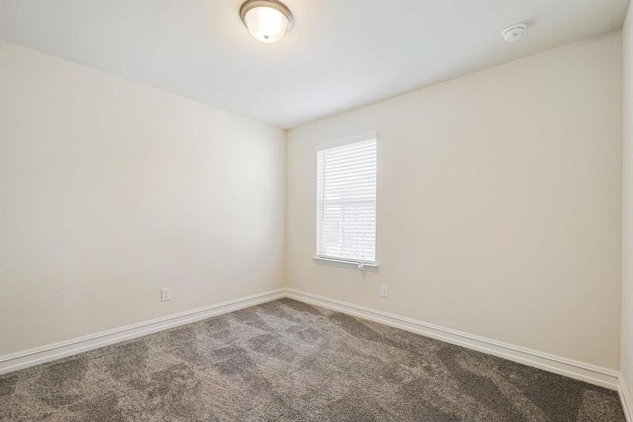 Empty room with carpet