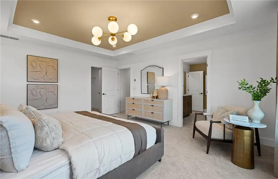 Furnished interior view inside a new home in Berkeley Mill, Cumming (Image 29). Furnished interior view inside a new home in Berkeley Mill, Cumming (Image 29).