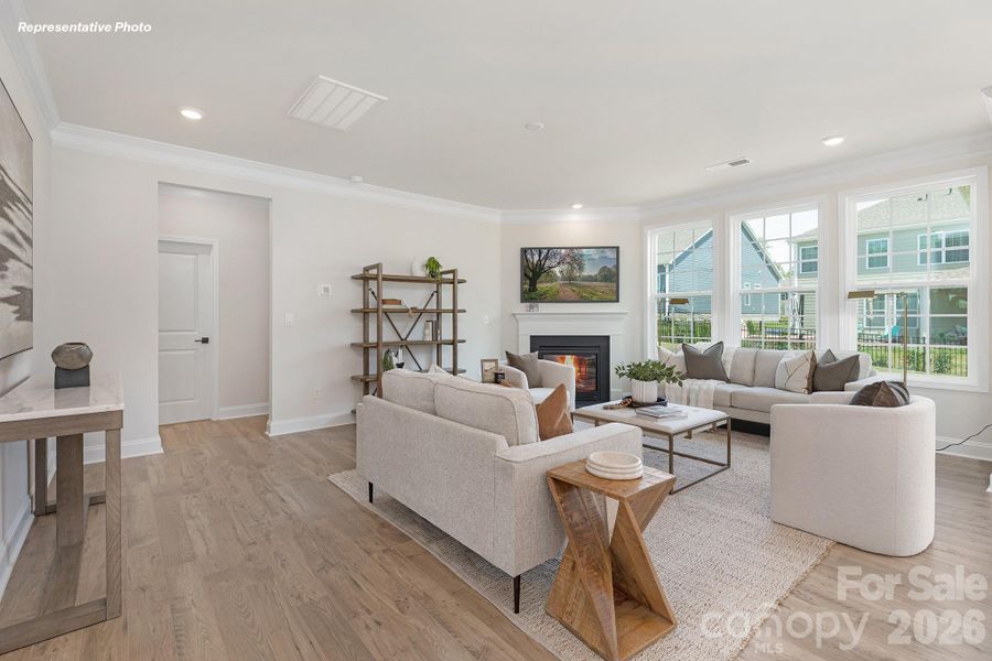 Furnished interior view inside a new home in Sylvan Creek, Denver (Image 4).