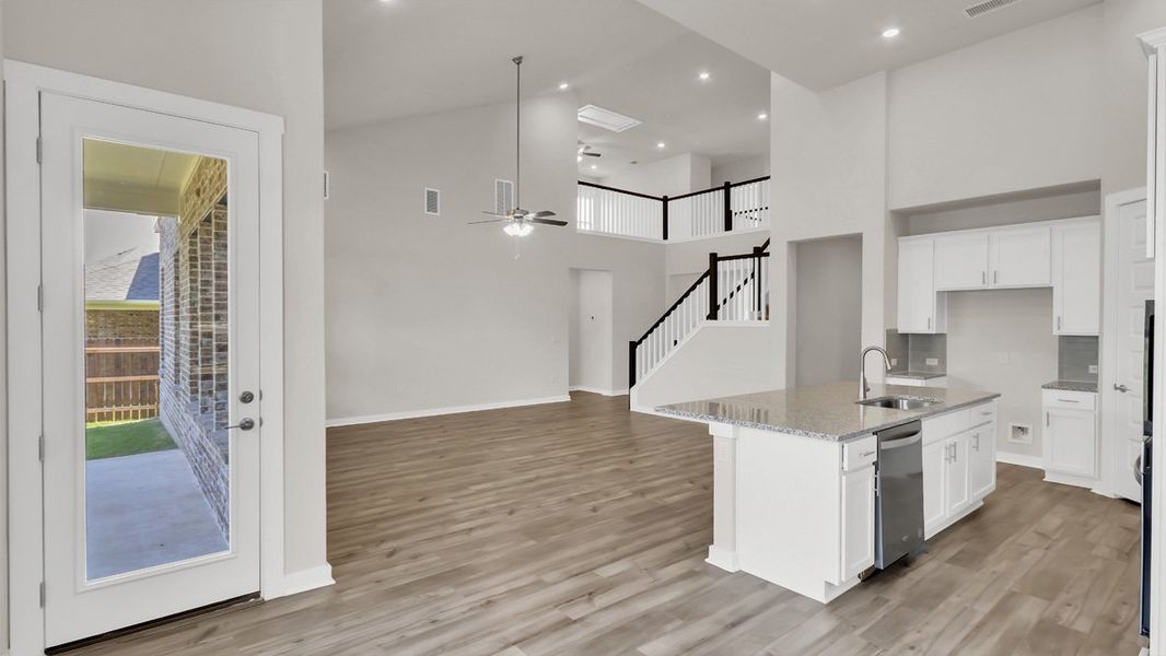 Furnished interior view inside a new home in Rosenbusch Ranch, Leander (Image 7).