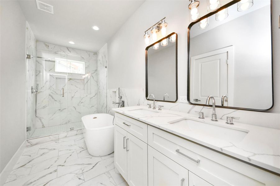 Furnished interior view inside a new home in , Houston (Image 15).