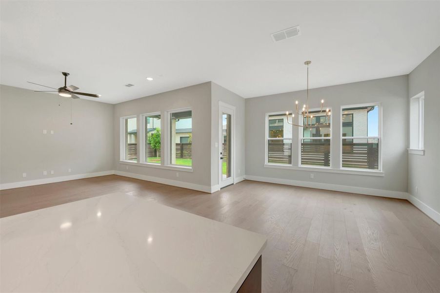 Spacious, unfurnished interior of a new home in Easthaven at Bridgeland Central - Horizon Collection, Cypress (Image 6).