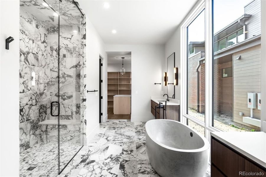 Furnished interior view inside a new home in , Denver (Image 13).