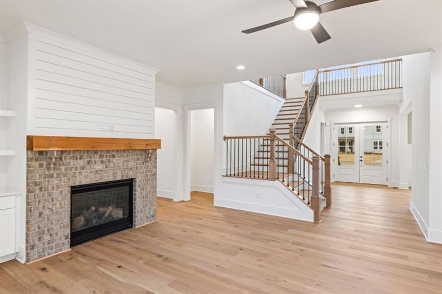 Furnished interior view inside a new home in White Post on Lake Lanier, Gainesville (Image 12).