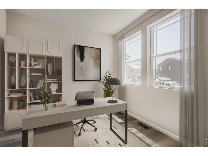 Furnished interior view inside a new home in Waterfield, Fort Collins (Image 11).