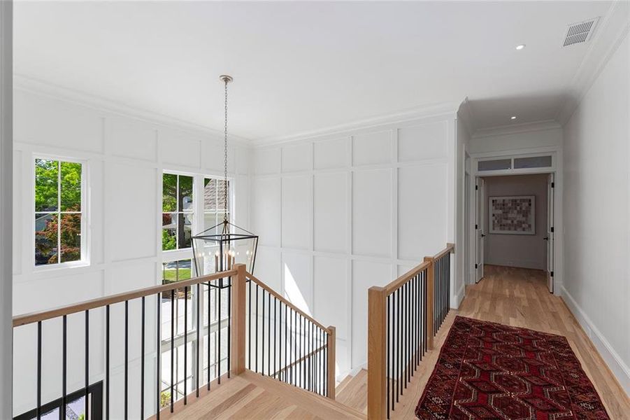 Furnished interior view inside a new home in , Atlanta (Image 49).