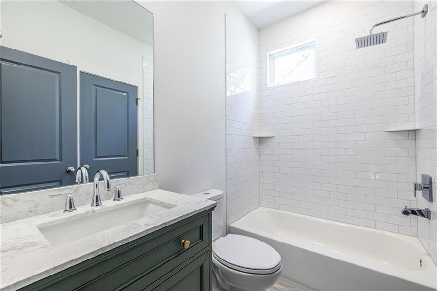 Furnished interior view inside a new home in , Atlanta (Image 10).