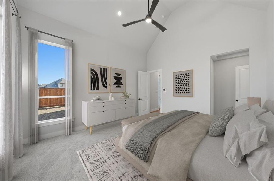 Furnished interior view inside a new home in Quail Hollow, Rockwall (Image 16).