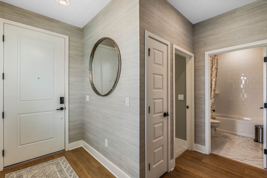 Furnished interior view inside a new home in Harvest at Ovation - Townhomes, Winter Garden (Image 29).