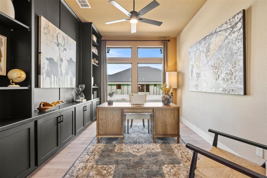 Furnished interior view inside a new home in Sweetwater, Austin (Image 24).