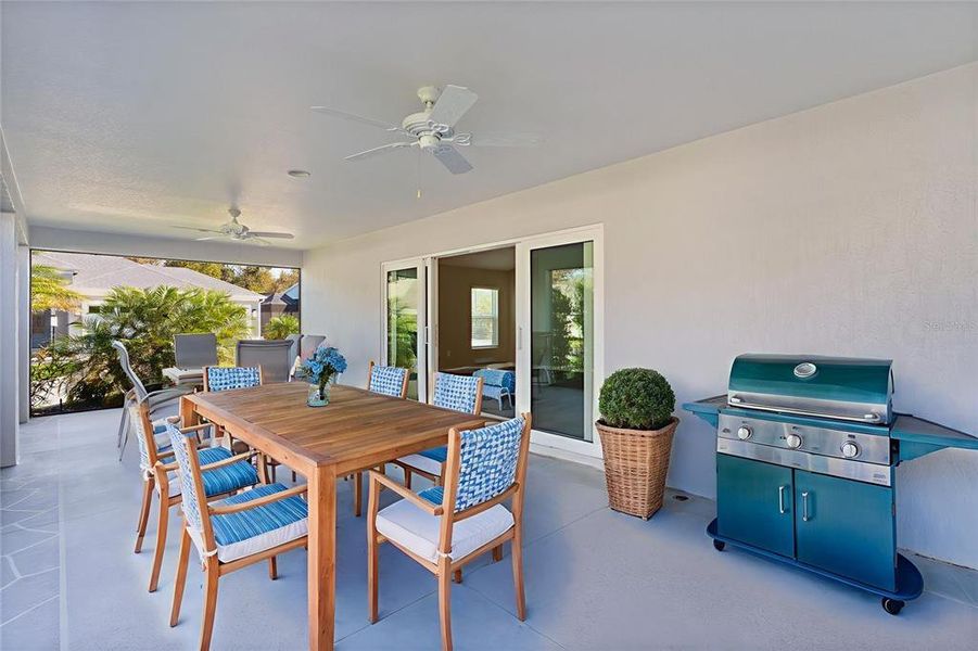 Exterior details and patio area of a home in , The Villages (Image 34). Exterior details and patio area of a home in , The Villages (Image 34).