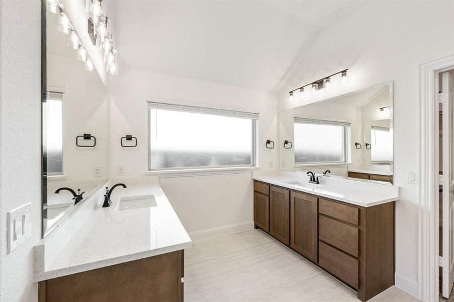 Furnished interior view inside a new home in Ridge Ranch Classic 60, Mesquite (Image 9).