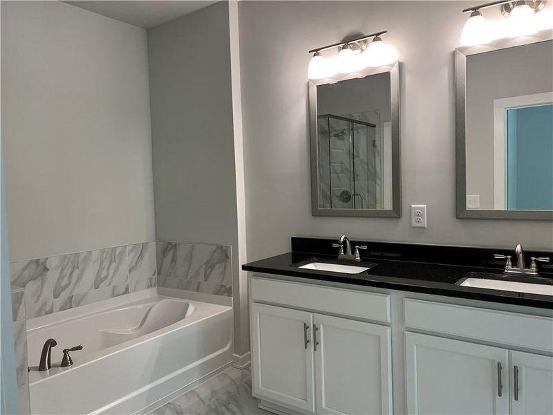 Furnished interior view inside a new home in The Park at Gainesville Township, Gainesville (Image 8).