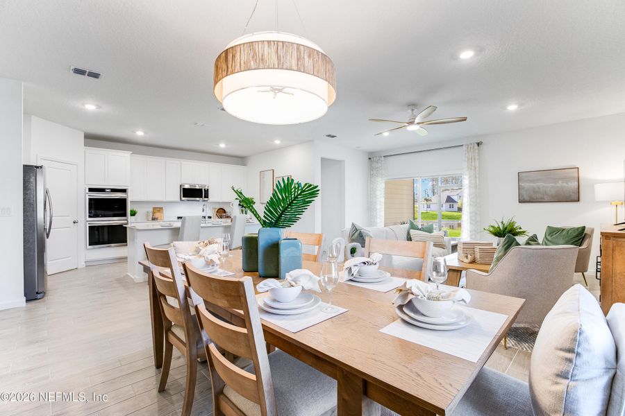 Furnished interior view inside a new home in Granary Park, Green Cove Springs (Image 4).