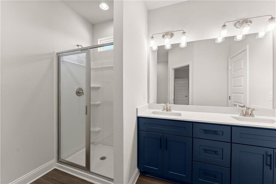 Furnished interior view inside a new home in Habersham Meadows, Demorest (Image 5).