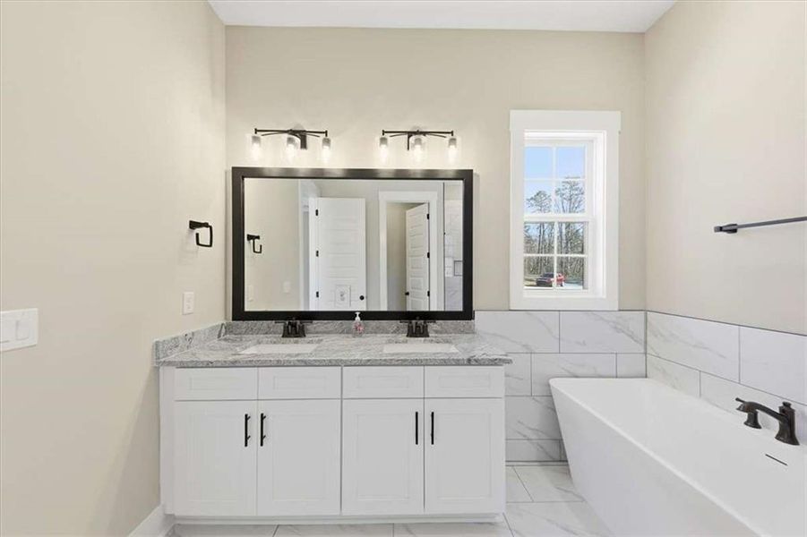 Furnished interior view inside a new home in , Ball Ground (Image 8). Furnished interior view inside a new home in , Ball Ground (Image 8).