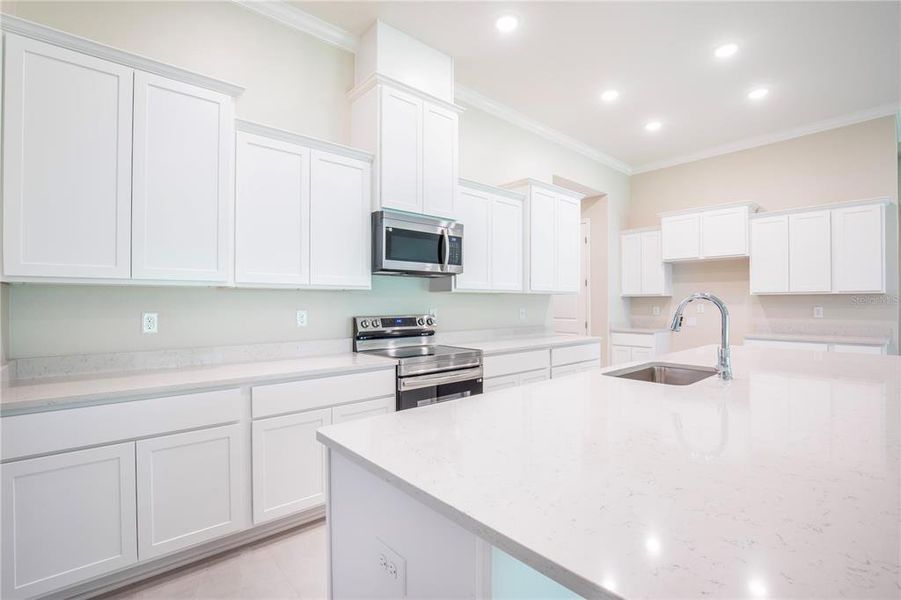 Actual Kitchen ready for your decor