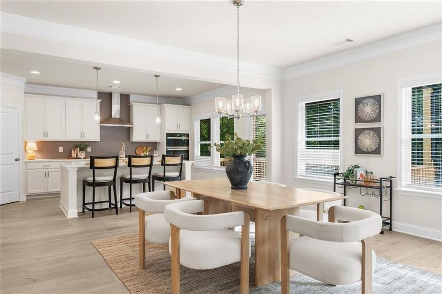 Furnished interior view inside a new home in River Rock, Ball Ground (Image 16).