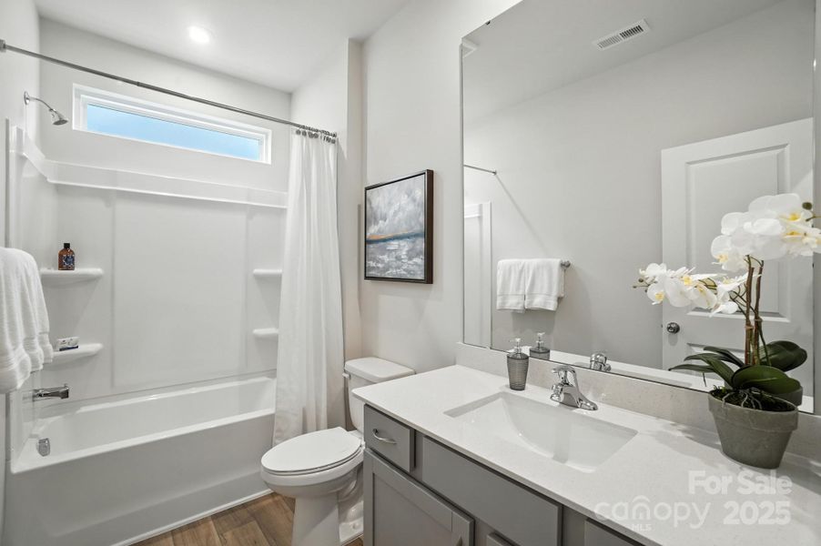 Furnished interior view inside a new home in Waxhaw Landing, Monroe (Image 15).