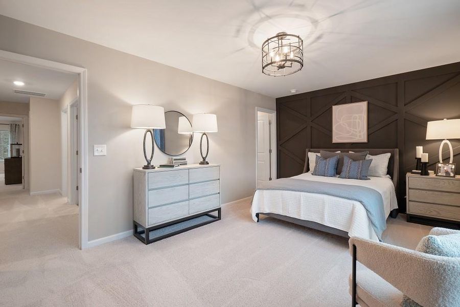 Furnished interior view inside a new home in Chapel Hill, Newnan (Image 32).