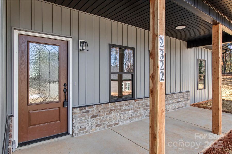 Exterior details and patio area of a home in , Winston-Salem (Image 17).