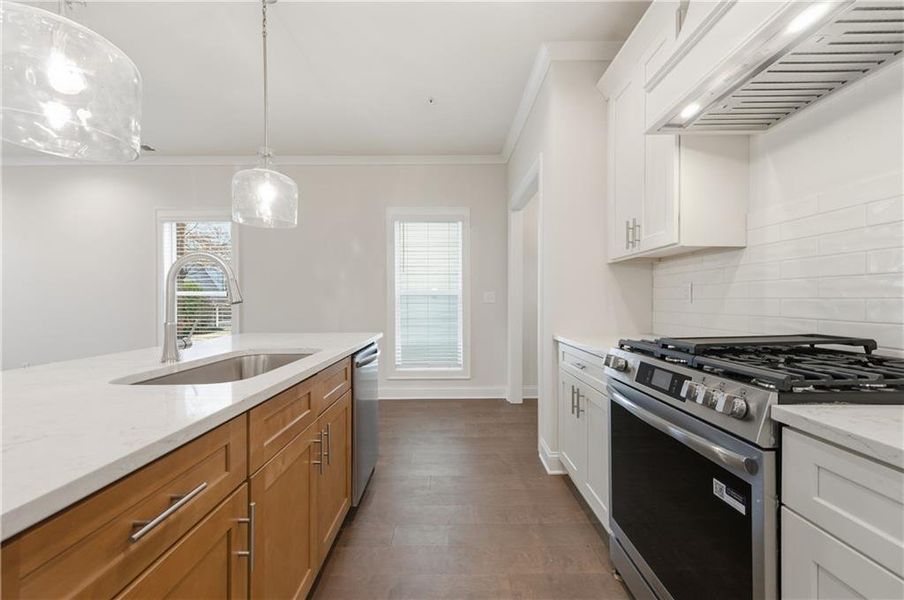 Furnished interior view inside a new home in , Marietta (Image 7).