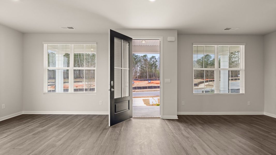 Representative unfurnished interior of a home built from the Ashmore by D.R. Horton in Brookland Commons, Monroe (Image 15).