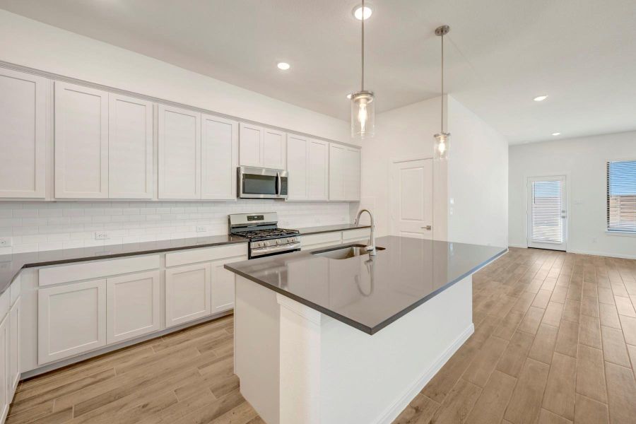 Furnished interior view inside a new home in Austin Point, Richmond (Image 10).