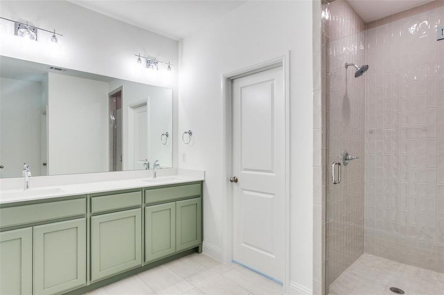 Furnished interior view inside a new home in Courts of Bonnie Brae, Denton (Image 6).