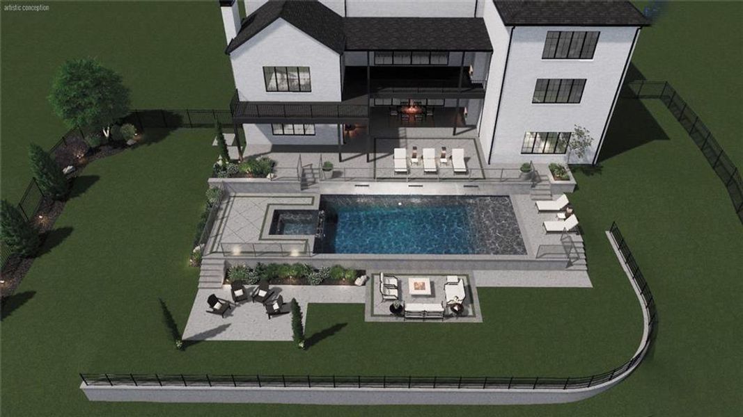 Exterior rendering of this home design in , Alpharetta, GA (Image 5). Exterior rendering of this home design in , Alpharetta, GA (Image 5).