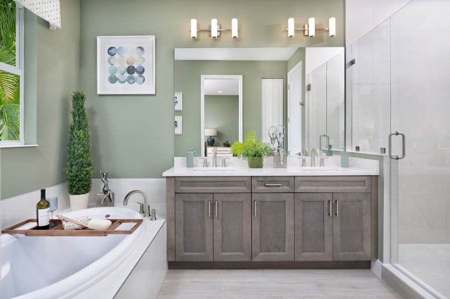 Representative furnished interior of a home built from the Coral by Minto Communities in Westlake, Loxahatchee (Image 5).