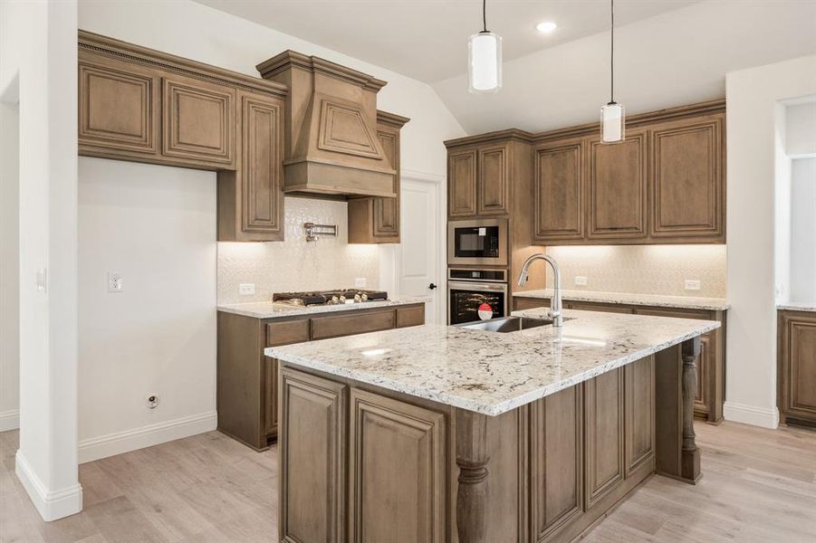 Furnished interior view inside a new home in Meadow Vista 60-65, Anna (Image 13). Furnished interior view inside a new home in Meadow Vista 60-65, Anna (Image 13).