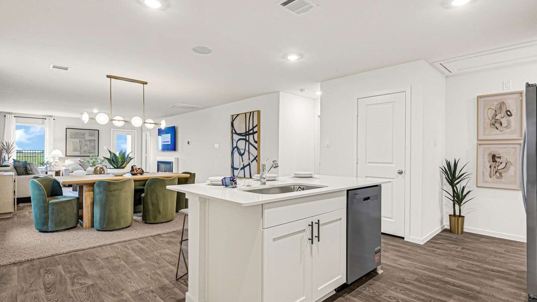 Furnished interior view inside a new home in Milo Farms, Needville (Image 5).