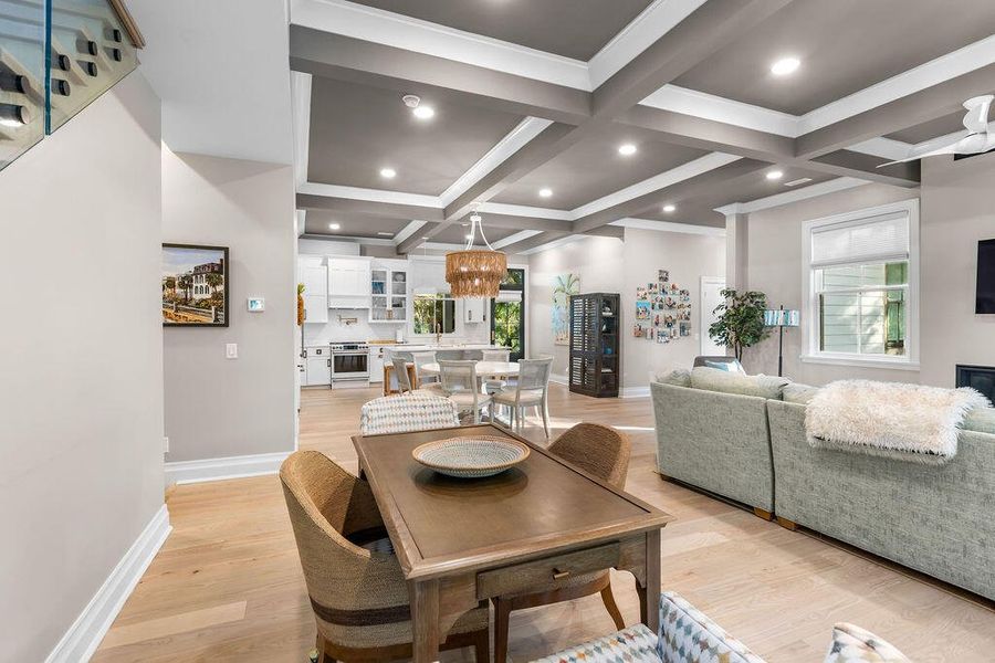 Furnished interior view inside a new home in , Seabrook Island (Image 13).