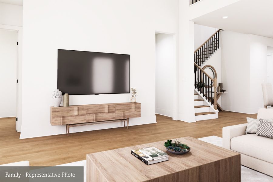 The Mansfield - Family Room The Mansfield - Family Room