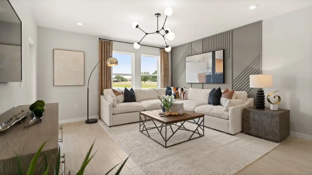 Furnished interior view inside a new home in Liberty Trace, Haines City (Image 16).