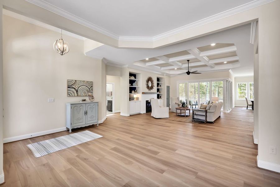 Spacious, unfurnished interior of a new home in Compass Pointe, Leland (Image 24). Spacious, unfurnished interior of a new home in Compass Pointe, Leland (Image 24).