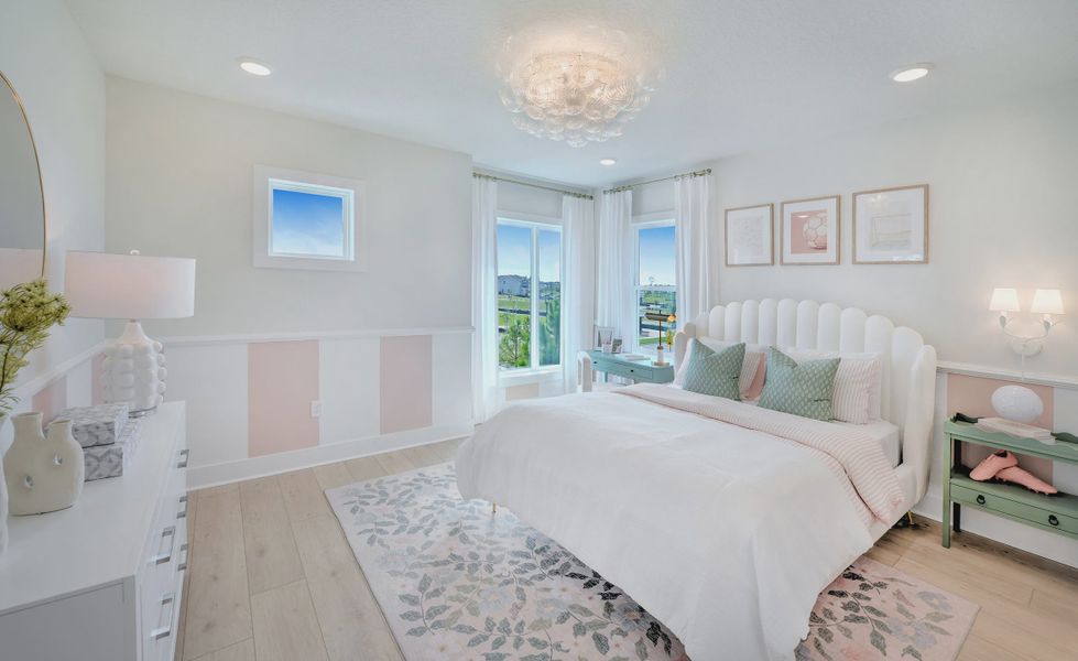 Furnished interior view inside a new home in Weslyn Park at Sunbridge, St. Cloud (Image 38).