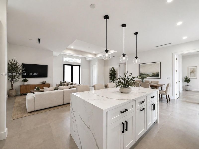 Furnished interior view inside a new home in , Naples (Image 13).