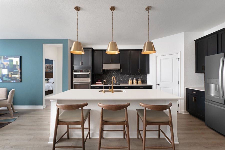 Representative furnished interior of a home built from the Gage by Ashton Woods in Hennersby Hollow, San Antonio (Image 5).
