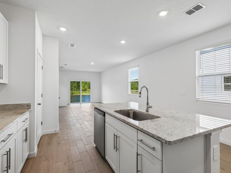 Furnished interior view inside a new home in The District at Oakleaf - The Commons, Middleburg (Image 5).