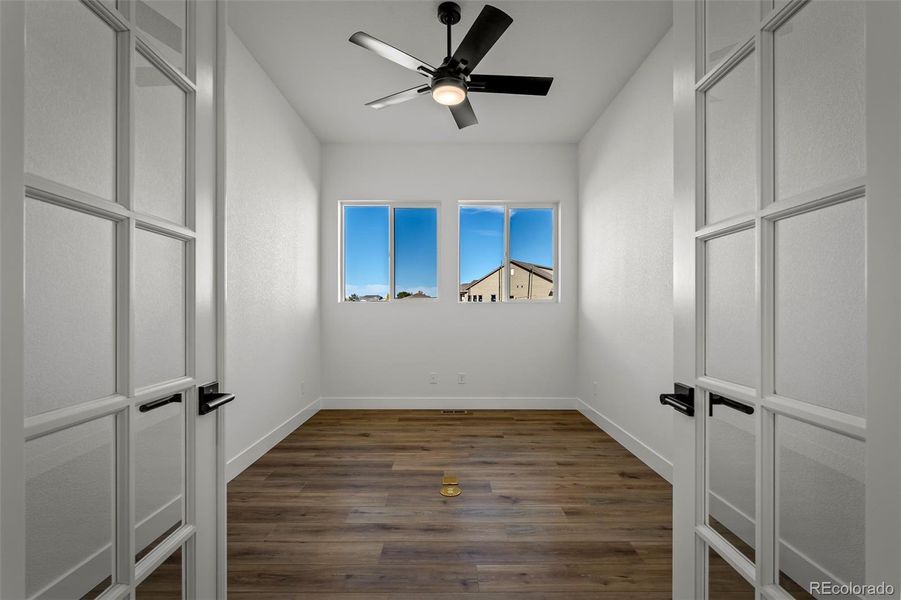 Spacious, unfurnished interior of a new home in Cloverleaf - Pinnacle Collection, Monument (Image 24). Spacious, unfurnished interior of a new home in Cloverleaf - Pinnacle Collection, Monument (Image 24).