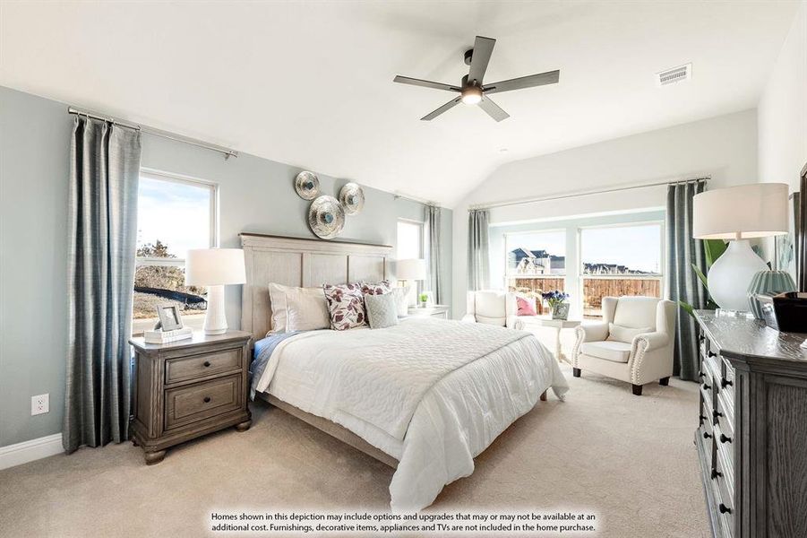 Furnished interior view inside a new home in Willow Wood, McKinney (Image 32).