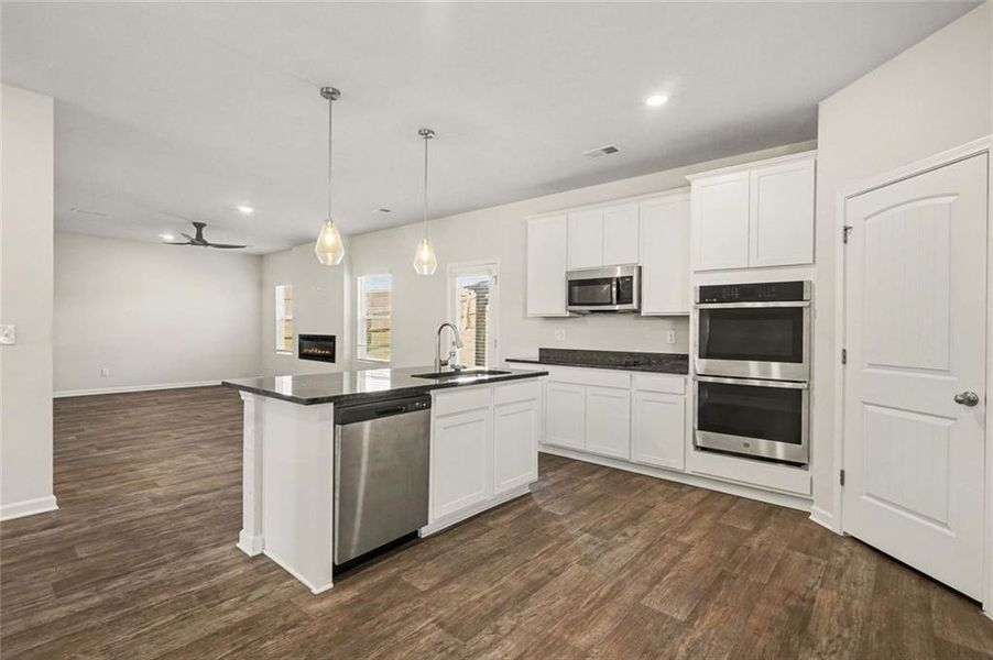 Furnished interior view inside a new home in , Covington (Image 6).