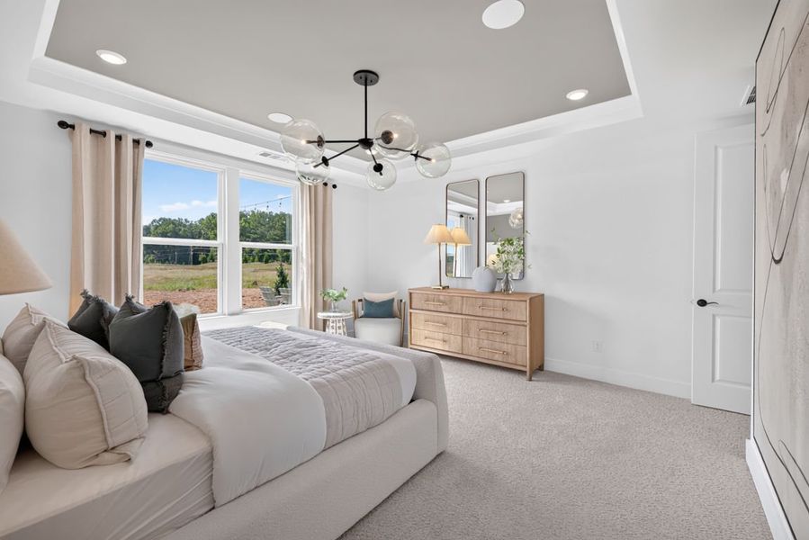 Representative furnished interior of a home built from the Mainstay by Pulte Homes in Everhour, Newnan (Image 41).