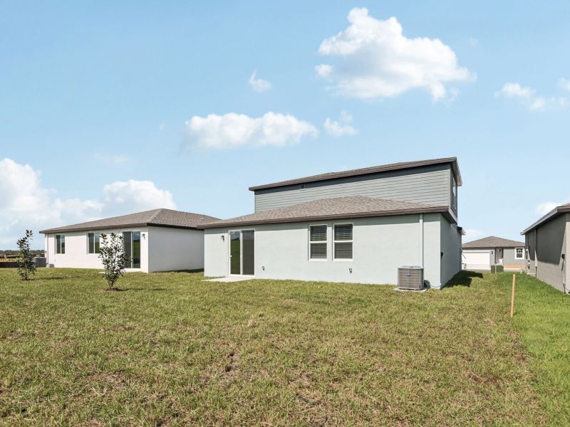 Exterior details and patio area of a home in Benton Hills - Classic Series, Brooksville (Image 3).